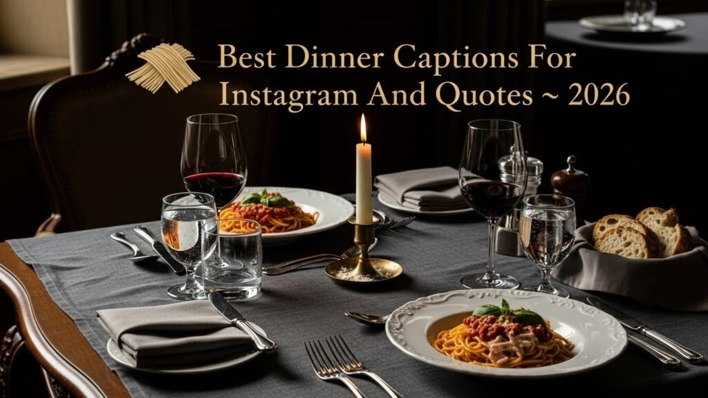 Best Dinner Captions For Instagram And Quotes 🍝 2026