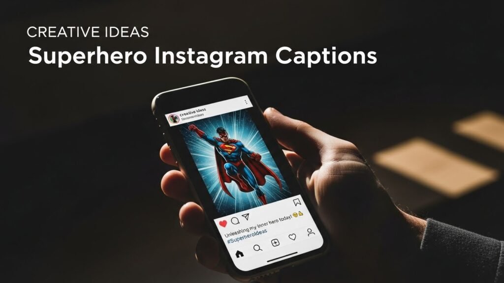 Creative Ideas Superhero Instagram Captions