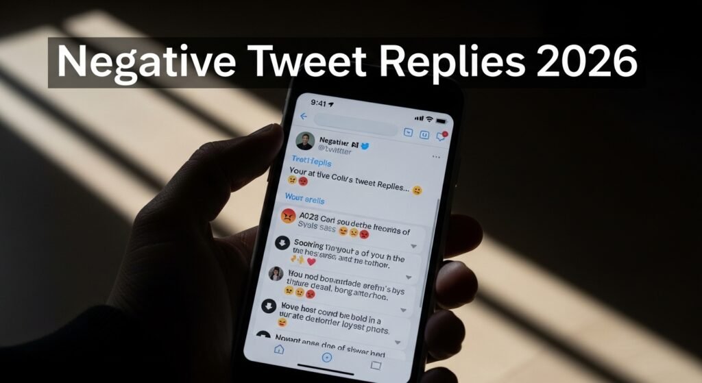 Negative Tweet Replies 2026