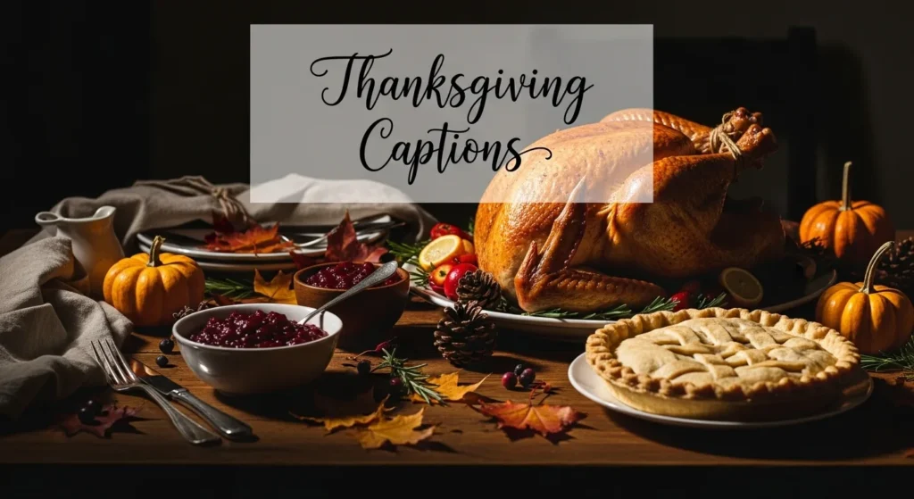 Thanksgiving captions
