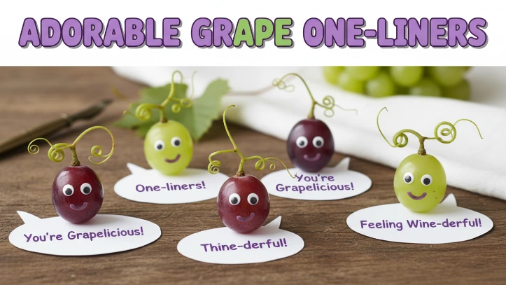 Adorable Grape One-Liners