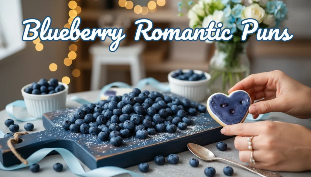 Blueberry Romantic Puns