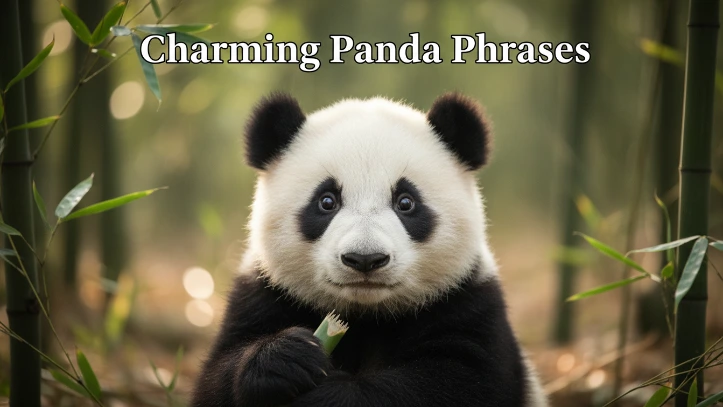 Charming Panda Phrases