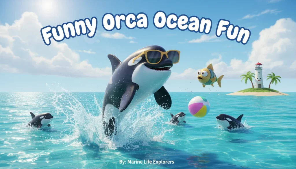 funny Orca Ocean Fun