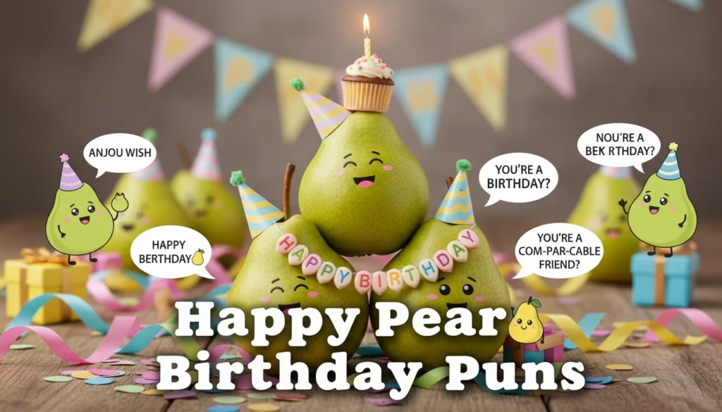 happy Pear Birthday Puns