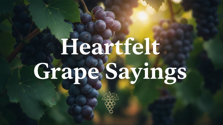 Heartfelt Grape Sayings