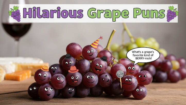 Hilarious Grape Puns