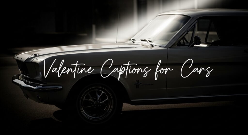 Valentine captions for Cars