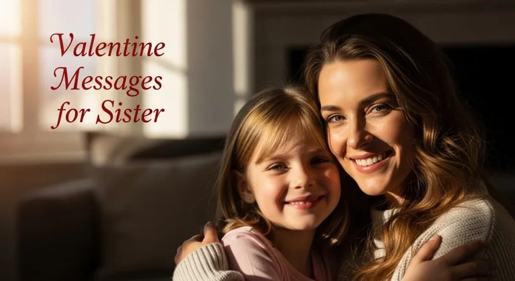 Valentine Messages for Sister