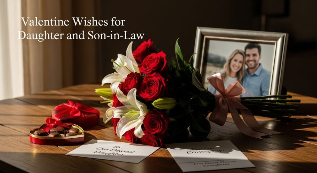 Valentine Wishes for Daughter and Son-in-Law