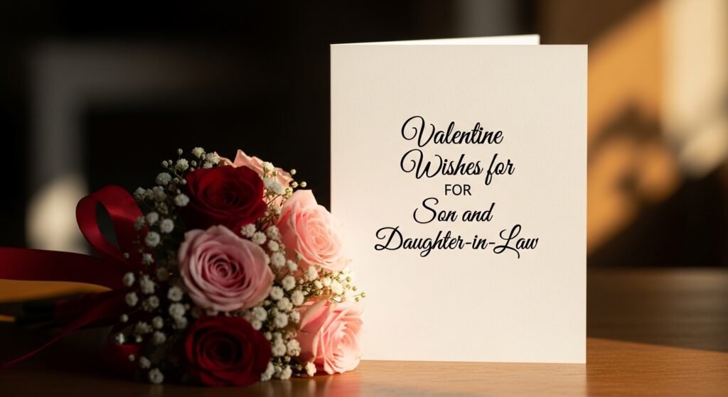 Valentine Wishes for Son and Daughter-in-Law