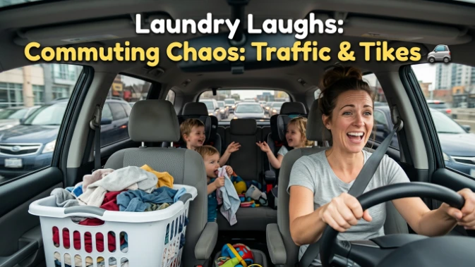 Commuting Chaos: Traffic & Tikes 🚗