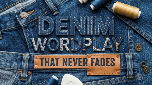 Denim Wordplay That Never Fades