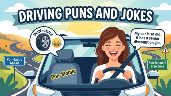 Driving Puns and Jokes