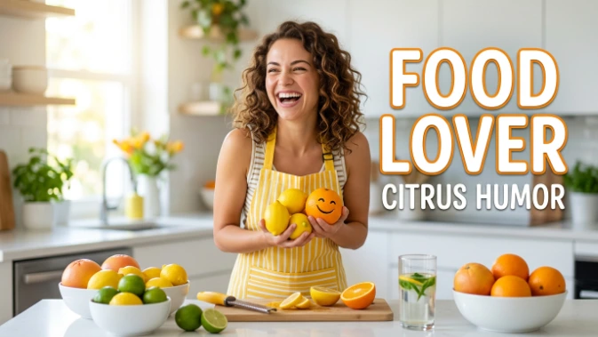 Food Lover Citrus Humor