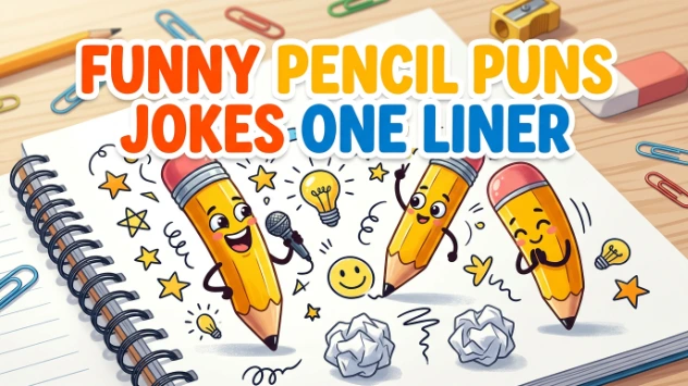 Funny Pencil Puns Jokes One Liner