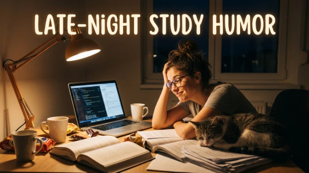 Late-Night Study Humor
