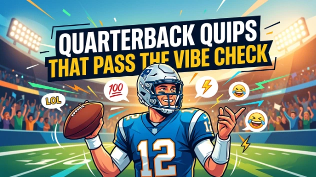 Quarterback Quips That Pass the Vibe Check