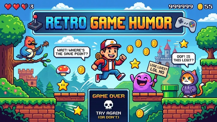 Retro Game Humor