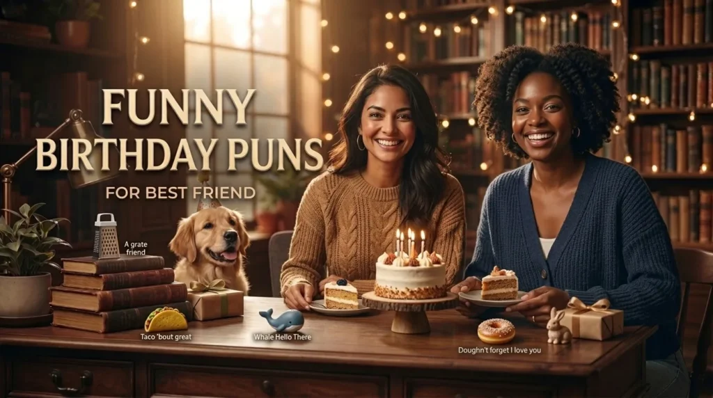 Funny Birthday Puns for Best Friend