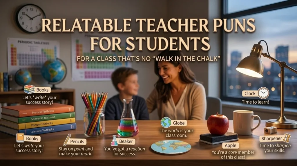 Relatable Teacher Puns for Students
