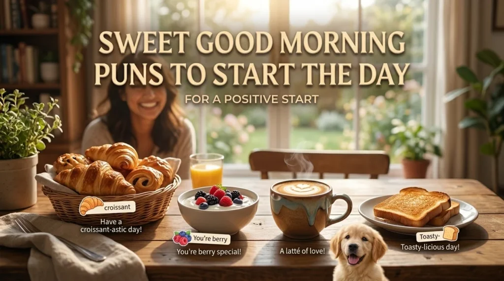 Sweet Good Morning Puns to Start the Day