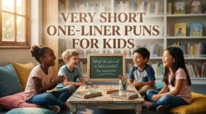 570+ Very Short One-Liner Puns for Kids